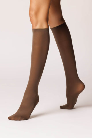 Sosete lungi din microfibra cu elastic confort VOGUE 50 den - Laura Baldini