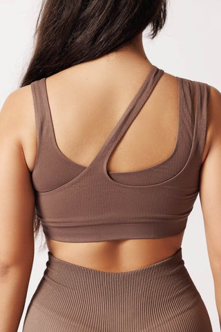 Bustiera cu textura TOP RIB CO - Laura Baldini