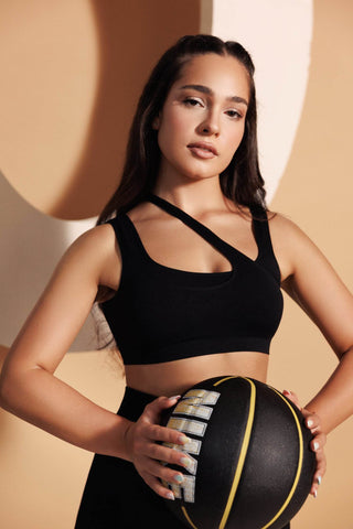Bustiera cu textura TOP RIB CO - Laura Baldini