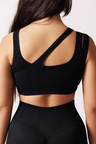 Bustiera cu textura TOP RIB CO - Laura Baldini