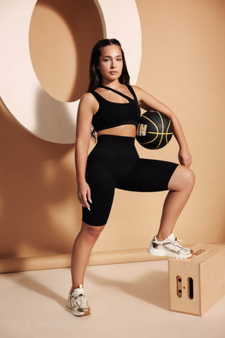 Bustiera cu textura TOP RIB CO - Laura Baldini