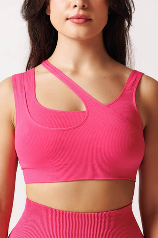 Bustiera cu textura TOP RIB CO - Laura Baldini