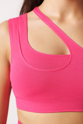 Bustiera cu textura TOP RIB CO - Laura Baldini