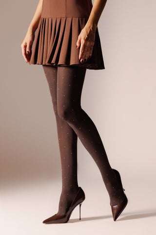 Dres tip tricot cu buline mici BRILLA - Main Image