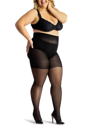 Dres transparent QUEEN 20 den pentru marimi mari - Laura Baldini