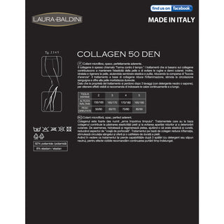 Dres din microfibra cu efect antiaging COLLAGEN 50 den - Image 4