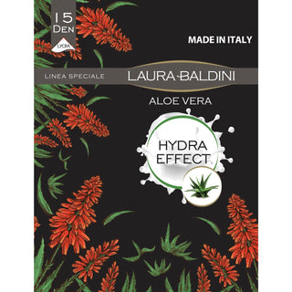 Dres transparent cu efect de hidratare ALOE VERA 15 den - Laura Baldini