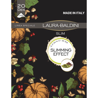 Dres transparent cu efect de slabire SLIM 20 den - Laura Baldini