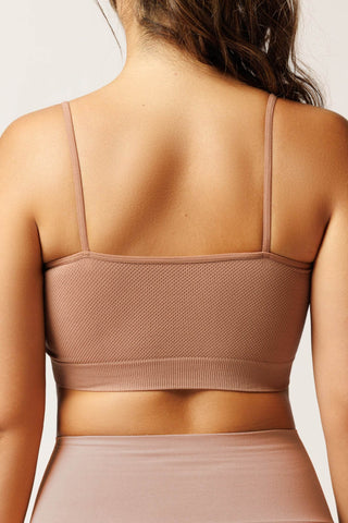 Bustiera din microfibra texturata CAMI TOP GRAIN - Laura Baldini