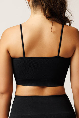 Bustiera din microfibra texturata CAMI TOP GRAIN - Laura Baldini