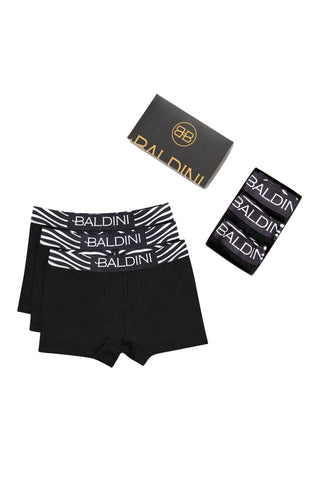 Set 3 boxeri ZEBRA din bumbac - Laura Baldini