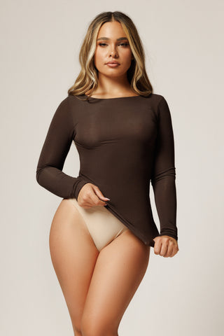 Bluza din modal si casmir ultra light cu decolteu barcuta LUXURY CASHMERE - Image 10