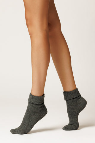 Sosete rulate cu lana si alpaca NORDIC WOOL - Image 2