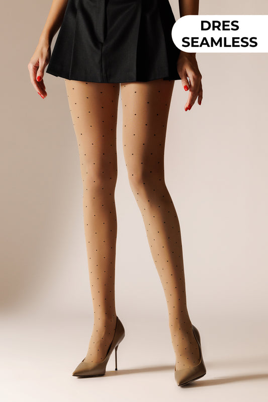 Dres cu buline, fara cusaturi (seamless) DOTTED DREAM 15 den