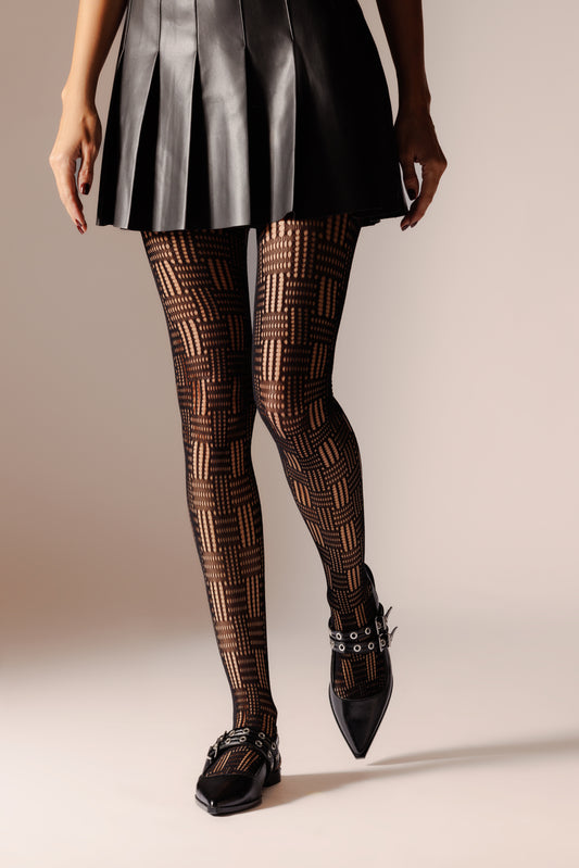 Dres plasa cu model geometric INSOMNIA - Laura Baldini