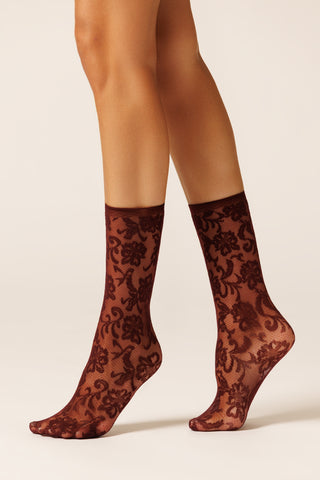 Sosete cu model dantelat REFINED 20 den