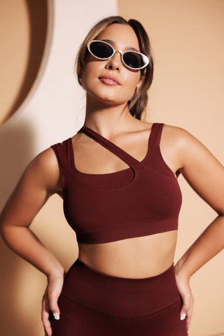 Bustiera cu textura TOP RIB CO