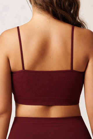 Bustiera din microfibra texturata CAMI TOP GRAIN
